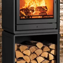 Box &agrave; b&ucirc;ches pour Riva2 66 Freestanding - STOVAX R&eacute;f. 723-824