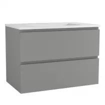 Caisson de meuble Harmonie 100cm 2 tiroirs Argile vasque en option - OZE Réf. CAIS-HAR1000AR
