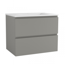 Caisson de meuble Harmonie 70cm 2 tiroirs Argile vasque en option  - OZE Réf. CAIS-HAR700AR