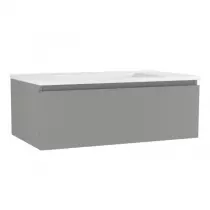 Caisson de meuble Harmonie 80cm 1 tiroir Argile vasque en option - OZE Réf. CAIS-HAR800AR-1T