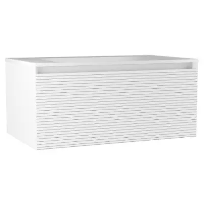 Caisson de meuble H�ritage 120cm 1 tiroir Blanc mat (sans vasque) - O\'DESIGN R�f. CAIS-HER1200BM-CG