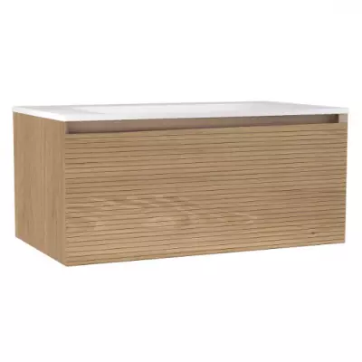 Caisson de meuble H�ritage 80cm 1 tiroir Ch�ne (sans vasque) - O\'DESIGN R�f. CAIS-HER800CH