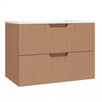 Caisson de meuble Hipster 80cm 2 tiroirs Terre cuite  - OZE Réf. CAIS-HIP800TC