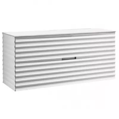 Caisson de meuble Horn 100cm 2 tiroirs Blanc Craie (sans vasque) - O\'DESIGN R�f. CAIS-HORN1000BM