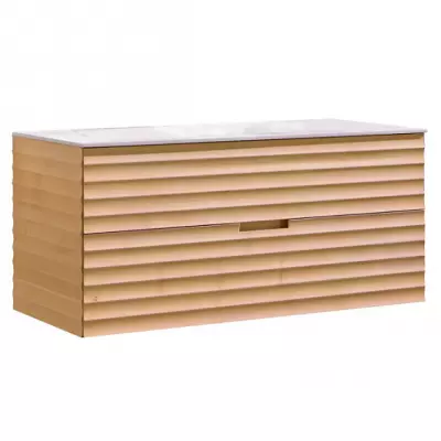 Caisson de meuble Horn 80cm 2 tiroirs Ch�ne massif (sans vasque) - O\'DESIGN R�f. CAIS-HORN800CH