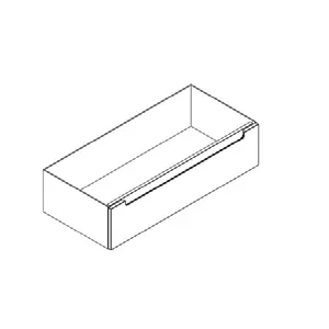 Caisson de rangement BENTO 100cm 1 tiroir / Poign�e Prise de main - Laque au choix - DECOTEC R�f. 1795241