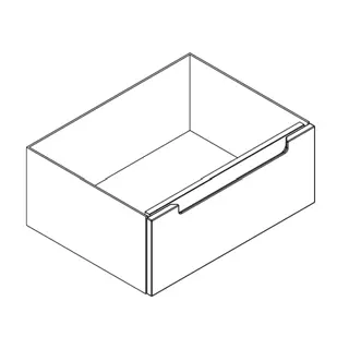 Caisson de rangement BENTO 60cm 1 tiroir / Poign�e Prise de main - Laque au choix - DECOTEC R�f. 1795221