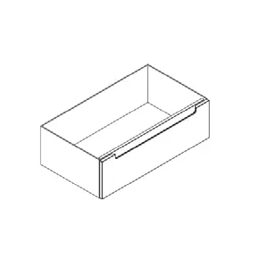 Caisson de rangement BENTO 80cm 1 tiroir / Poign�e Prise de main - Laque au choix - DECOTEC R�f. 1795231