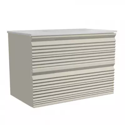 Caisson Dune 80cm 2 tiroirs Sable satin� - O\'DESIGN R�f. CAIS-DUNE800S