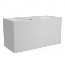 Caisson Frégate 100cm 2 tiroirs Blanc Glacier sans poignée - O\'DESIGN Réf. CAIS-FRE1000B