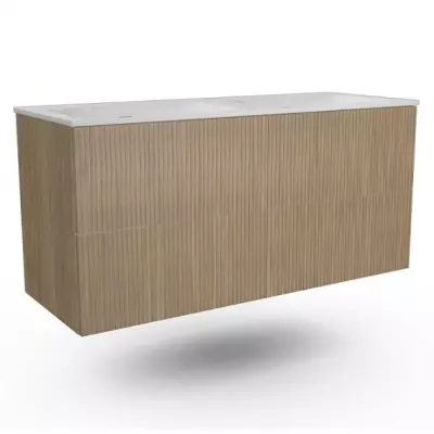 Caisson Gaban 140cm 4 tiroirs Ch�ne sans poign�e / sans vasque - O\'DESIGN R�f. CAIS-GAB1400CN