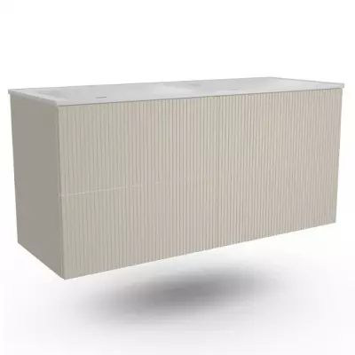 Caisson Gaban 140cm 4 tiroirs Sable sans poign�e / sans vasque - O\'DESIGN R�f. CAIS-GAB1400SV