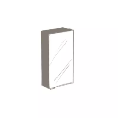 Caisson haut Signature L40 - 1 porte Ch�ne brut naturel, charni�res D ou G - DECOTEC R�f.1823801