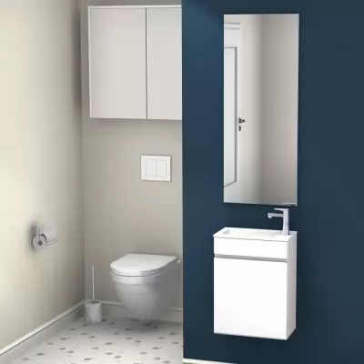 Caisson lave-mains Deko 40cm Blanc brillant - O\'DESIGN R�f. CAIS-DEKO400B