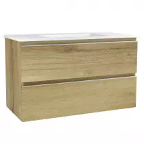Caisson meuble Come 100cm 2 tiroirs Chêne doré - OZE Réf. CAIS-S1000CD