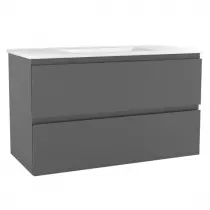Caisson meuble Come 100cm 2 tiroirs Gris orage - OZE Réf. CAIS-S1000G