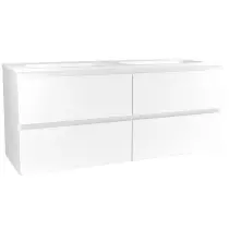 Caisson meuble Come 140cm 4 tiroirs Blanc mat / vasque en option- OZE Réf. CAIS-S1400B