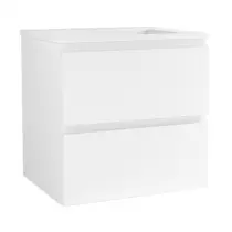 Caisson meuble Come 60cm 2 tiroirs Blanc brillant - OZE Réf. CAIS-S600B