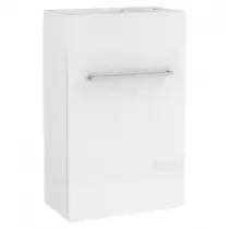Caisson meuble lave-mains Lupio Blanc brillant / vasque en option - OZE Réf. CAIS-LUPIO-B