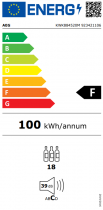 Cave à vin 18 bouteilles F Inox anti-traces - AEG Réf. KWK884520M