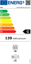 Cave à vin de vieillissement 18 bouteilles G Noir - AEG Réf. AWUS018B7B