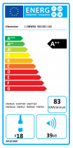 Cave à vin encastrable 18 bouteilles A++ Noir - Electrolux Réf. KBW5X