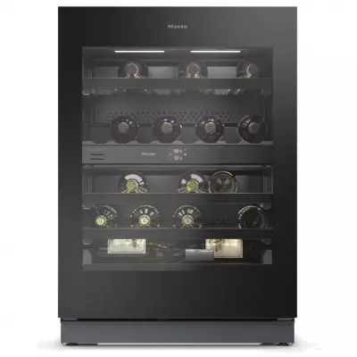 Cave � vin encastrable 38 bouteilles E Noir obsidien - MIELE R�f. KWTUS 7196 E