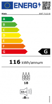 Cave à vin encastrable de mise à température 18 bouteilles G Gris graphite - MIELE Réf. KWT 7112 iG GR