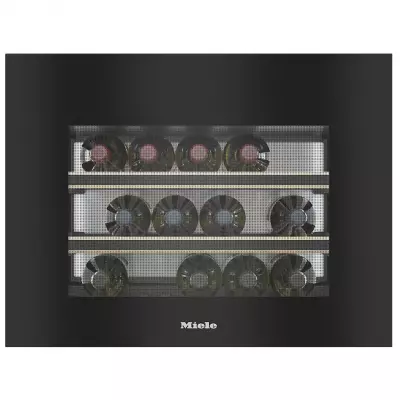Cave � vin encastrable de mise � temp�rature 18 bouteilles Noir - MIELE R�f. KWT 7112 iG NR