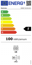 Cave à vin Encastrable Série 800 15 bouteilles F Noir - Electrolux Réf.KBW6T