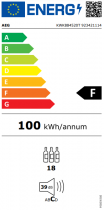 Cave à vin intégrable 18 bouteilles F Noir - AEG Réf. KWK884520T