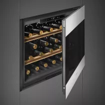Cave à vin intégrable Classica 20 bouteilles  F Inox - SMEG Réf. CVI329XE