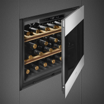 Cave à vin intégrable Classica 21 bouteilles F Inox  - SMEG Elite Réf. CVI321X3