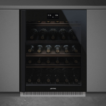 Cave à vin intégrable sous plan 38 bouteilles G Noir - SMEG Elite Réf. CVI638RWN3