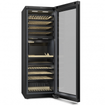 Cave à vin pose libre 146 bouteilles F BlackSteel - MIELE Réf. KWT 4999 F