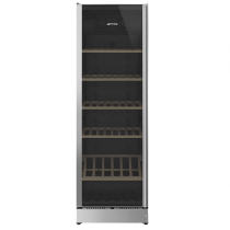 Cave à vin pose libre 197 bouteilles G Inox - SMEG Réf. SCV115GS