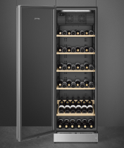 Cave à vin pose libre 197 bouteilles G Inox - SMEG Réf. SCV115GS