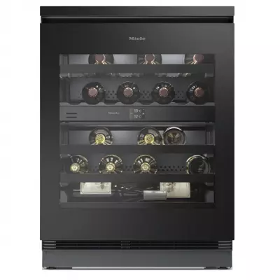 Cave � vin sous plan 32 bouteilles F Noir Obsidien - MIELE R�f. KWTUS7074F