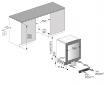 Cave à vin sous plan 44 bouteilles E Noir Graphite mat - ASKO Réf. WCN15842G