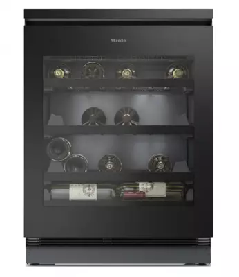 Cave � vin sous-plan 44 bouteilles F Noir obsidien - MIELE R�f. KWTUS7054F