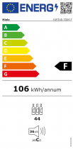 Cave à vin sous-plan 44 bouteilles F Noir obsidien - MIELE Réf. KWTUS7054F