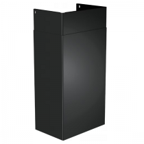 Cheminée évac ext Ht 2x400mm Noir - FRANKE Réf. 229264