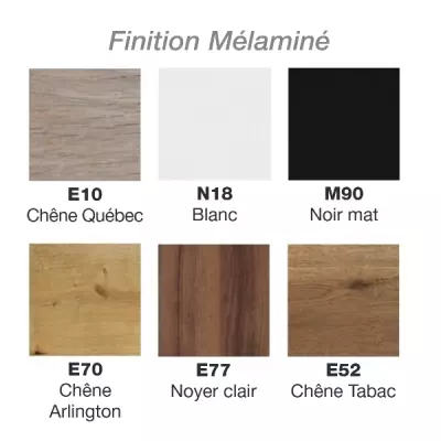 Choix de la finition \ M�LAMIN�\  2025 pour meuble hors collection