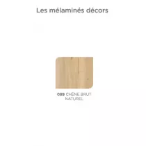 Choix du coloris Courtoisie - Finition m&eacute;lamin&eacute; bois pour meuble DECOTEC