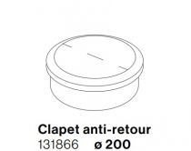 Clapet  anti  retour diamètre 200 - FALMEC Réf. 131866 / 5150045