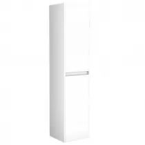 Colonne Agate 35x150cml 2 portes Blanc brillant - OZE Réf. AGATE-C1500B