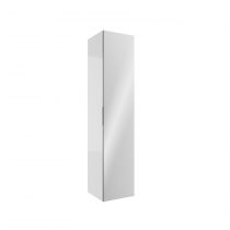 Colonne Alliance 35x160cm 1 porte Miroir / Blanc brillant - SALGAR Réf. 26861