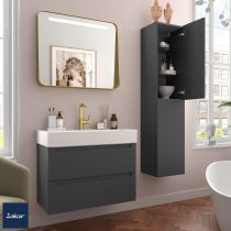 Colonne Alliance Live Matt 35x160cm 2 portes Anthracite mat - SALGAR Réf. 96744