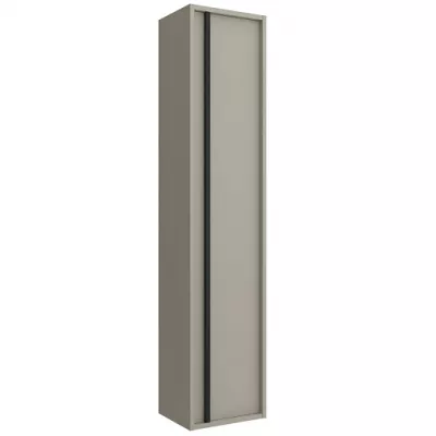 Colonne ATTILA L.30cm H.140cm 1 porte Gris satin� - SALGAR R�f. 117968