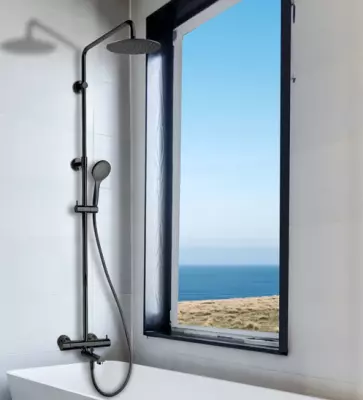 Colonne bain douche Cox PVD Noir mat - PAINI R�f. 43PZ11TH250